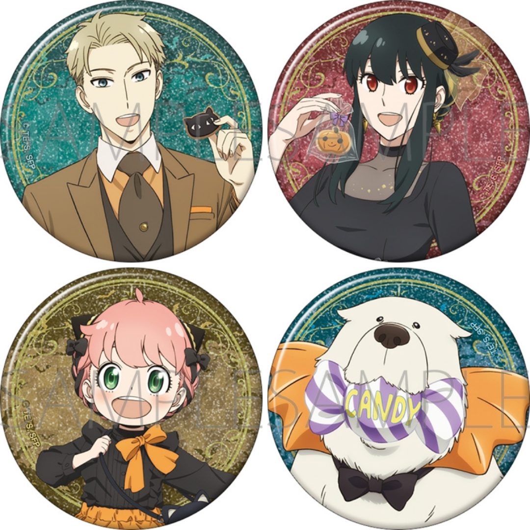 SPY×FAMILY スパイファミリー　アーニャ　缶バッジ　大量　グリッター SPY×FAMILY スパイファミリー アーニャ 缶バッジ 大量